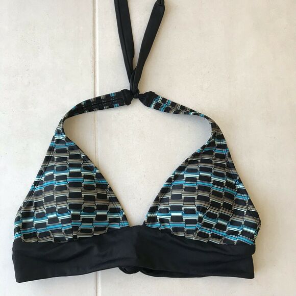 Perry Ellis Print Padded Triangle Bikini Set - Picture 2 of 11